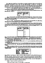 Đề thi thử học sinh giỏi môn Tin học THCS
